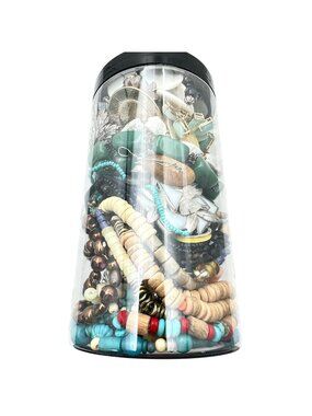 Mystery Jewelry Jar #2 Wearable Quality Pieces 2lbs Necklace Bracelet Earrings